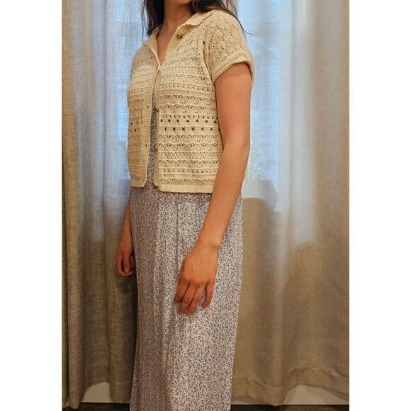 Jessica Simpson knit Button up Shirt size S - Picture 1 of 5